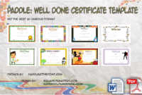 Well Done Certificate Template by Paddle