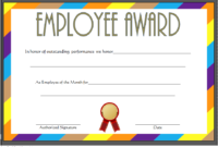 Best Employee Certificate Template 6
