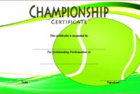 Championship Certificate 2