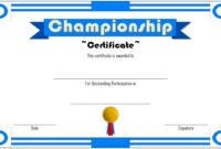 Championship Certificate 3