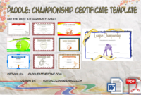 Championship Certificate Template by Paddle