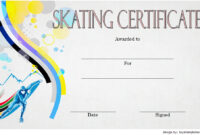 Ice Skating Certificate Template 8