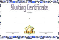 Ice Skating Certificate Template 9