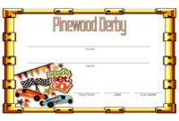 Pinewood Derby Certificate Template 6