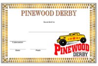 Pinewood Derby Certificate Template 7
