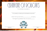 Robotics Certificate Template 1