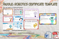 Robotics Certificate Template by Paddle
