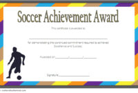 Soccer Achievement Certificate Template 5