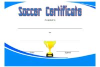 Soccer Award Certificate Template 3