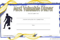 Soccer MVP Certificate Template 3