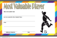 Soccer MVP Certificate Template 4