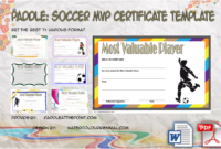 Soccer MVP Certificate Template by Paddle