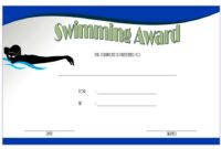 Swimming Certificate Template 7