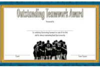 Teamwork Certificate Template 10