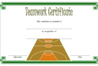 Teamwork Certificate Template 4