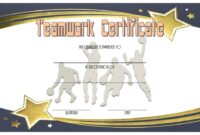 Teamwork Certificate Template 6