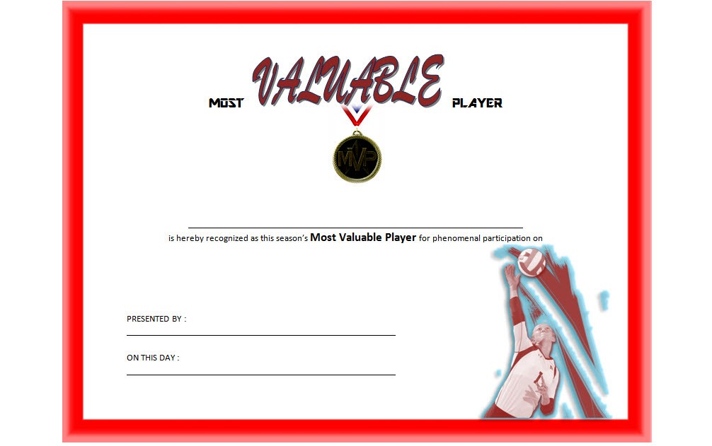 volleyball award certificate template free, volleyball mvp certificate template, certificate for mvp volleyball, volleyball mvp awards, printable volleyball award certificates, volleyball coach award certificate, volleyball award certificate template