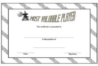 Volleyball Certificate Template 6