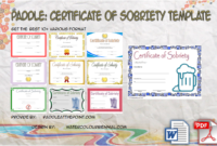 Certificate of Sobriety Template by Paddle