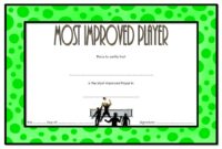 Most Improved Player Certificate Template 4