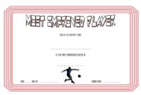 Most Improved Player Certificate Template 6