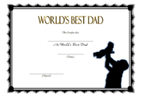 Best Dad Certificate Template 10