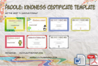 Certificate of Kindness Template (7 Editable Designs) by Paddle