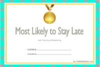 FREE Most Likely to Certificate Template 1