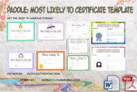 FREE Most Likely to Certificate Templates by Paddle
