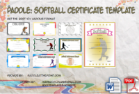 Free Printable Softball Certificate Templates