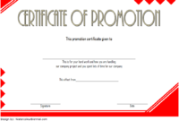 Certificate of Job Promotion Template FREE 4
