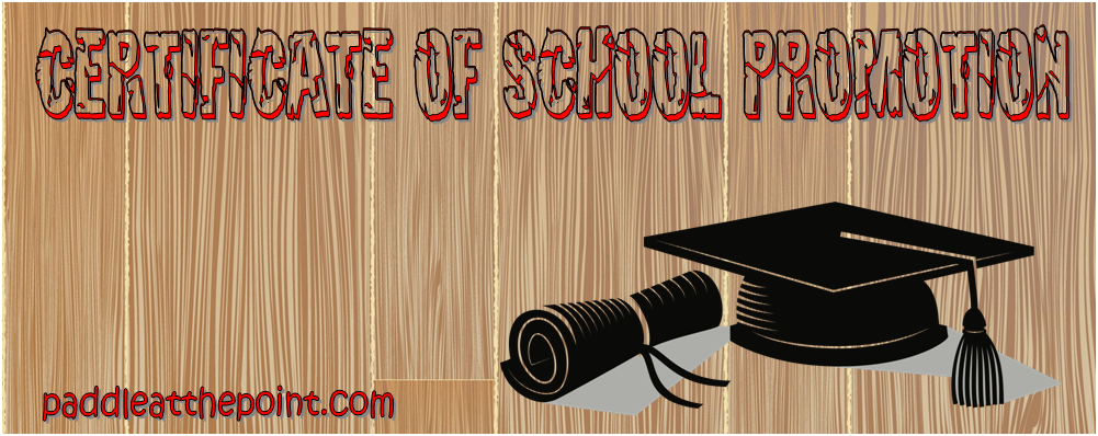 Certificate of School Promotion: 10  Fresh Template Ideas