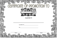 Certificate of School Promotion Template 10 FREE