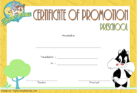 Certificate of School Promotion Template 8 FREE