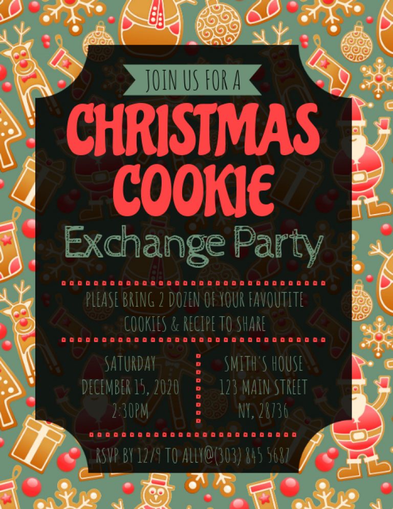 cookie-exchange-invitations-bake-sale-flyers-free-flyer-designs