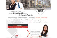 Real Estate Agents Flyers Free Printable (4th Great Design)