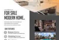 Real Estate Flyer Template Free Word (2021 Design Sample) by Two Package