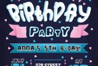 Birthday Celebration Flyer Template Free Design (2nd Idea)