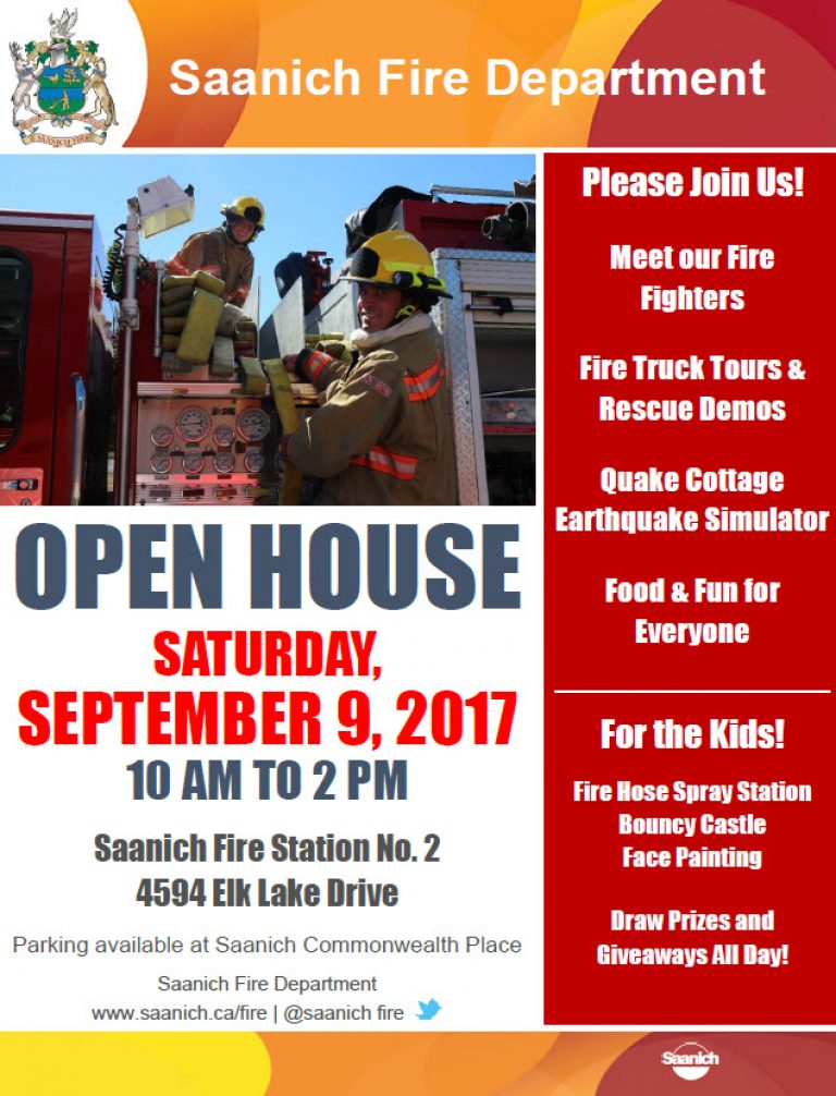 Fire Department Open House Flyer Template Free (4th Fantastic Design