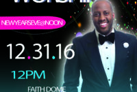 New Year’s Eve Church Flyer Template Free (2nd Flawless Design)