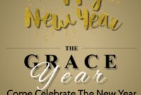 New Year’s Eve Church Flyer Template Free (3rd Flawless Design)
