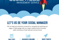 Social Media Marketing Flyer Template Free (1st Best Design)