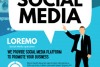 Social Media Marketing Flyer Template Free (2nd Best Design)