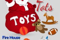 Toys for Tots Flyer Template Free Download (2nd Christmas Design)
