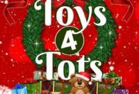 Toys for Tots Flyer Template Free Download (3rd Christmas Design)