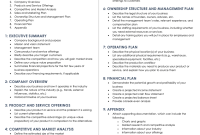 Simple Business Plan Outline Template (2nd Stunning Example)