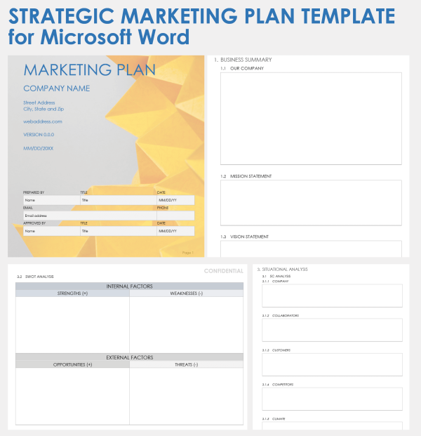 Strategic Marketing Plan Template Free: 7+ Best Examples
