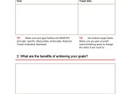 Career Action Plan Template Word (2nd Free Example)