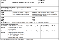 Corrective and Preventive Action Plan Template (1st Free Excel Format)
