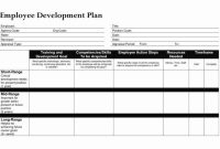 Employee Personal Development Plan Template (1st Efficient Design)